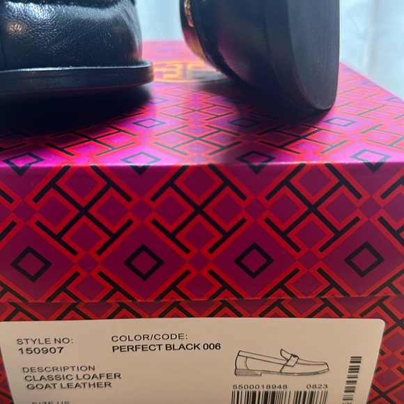 New Tory Burch Perfect Black Classic Loafer Goat Leather Womens . Various sizes - Picture 4 of 10